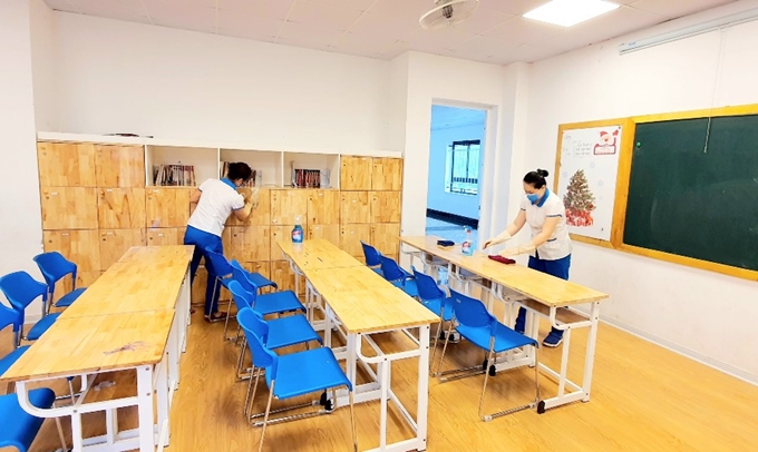 Dịch vụ vệ sinh trường học Đắk Lắk